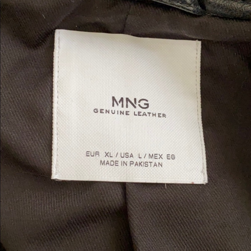 Mango Verona Leather Motorcycle Jacket - Picture 11 of 12